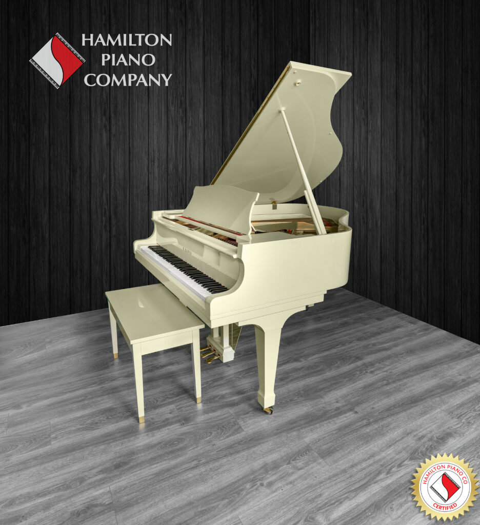 Ivory Kawai baby grand piano