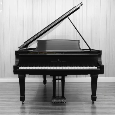 A 1911 Steinway A piano in a beautiful hand-rubbed satin ebony finish with nickel hardware.