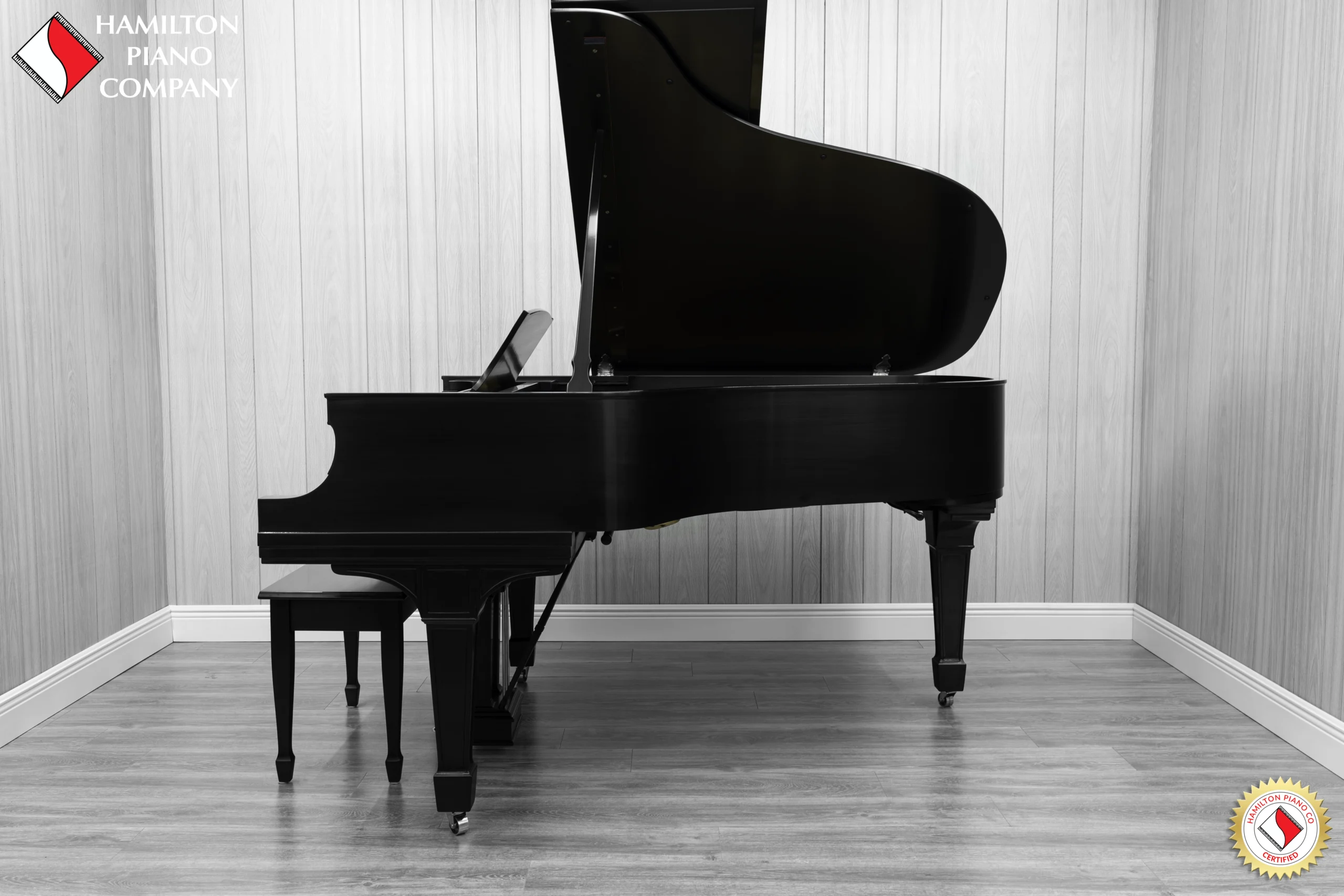 A 1911 Steinway A piano in a beautiful hand-rubbed satin ebony finish with nickel hardware.