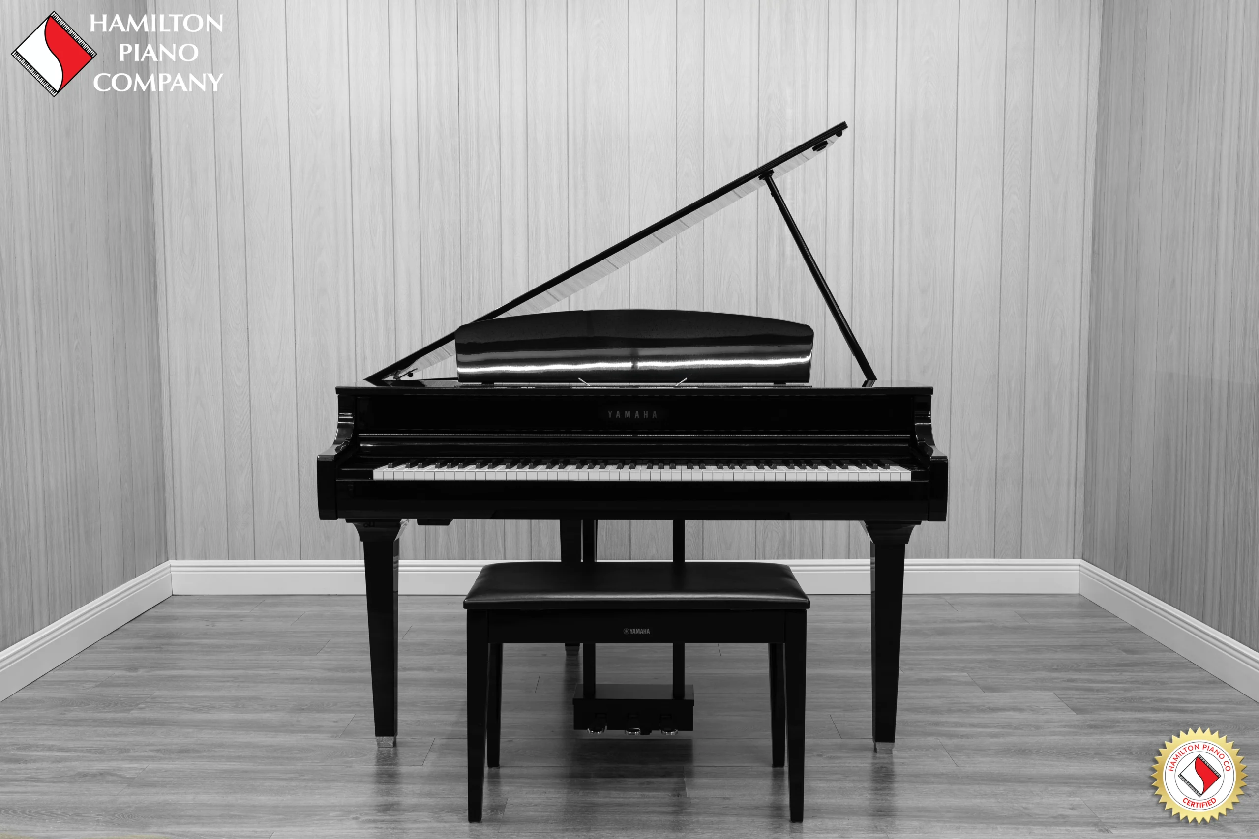 Yamaha CLP-795GP digital grand piano in polished ebony finish