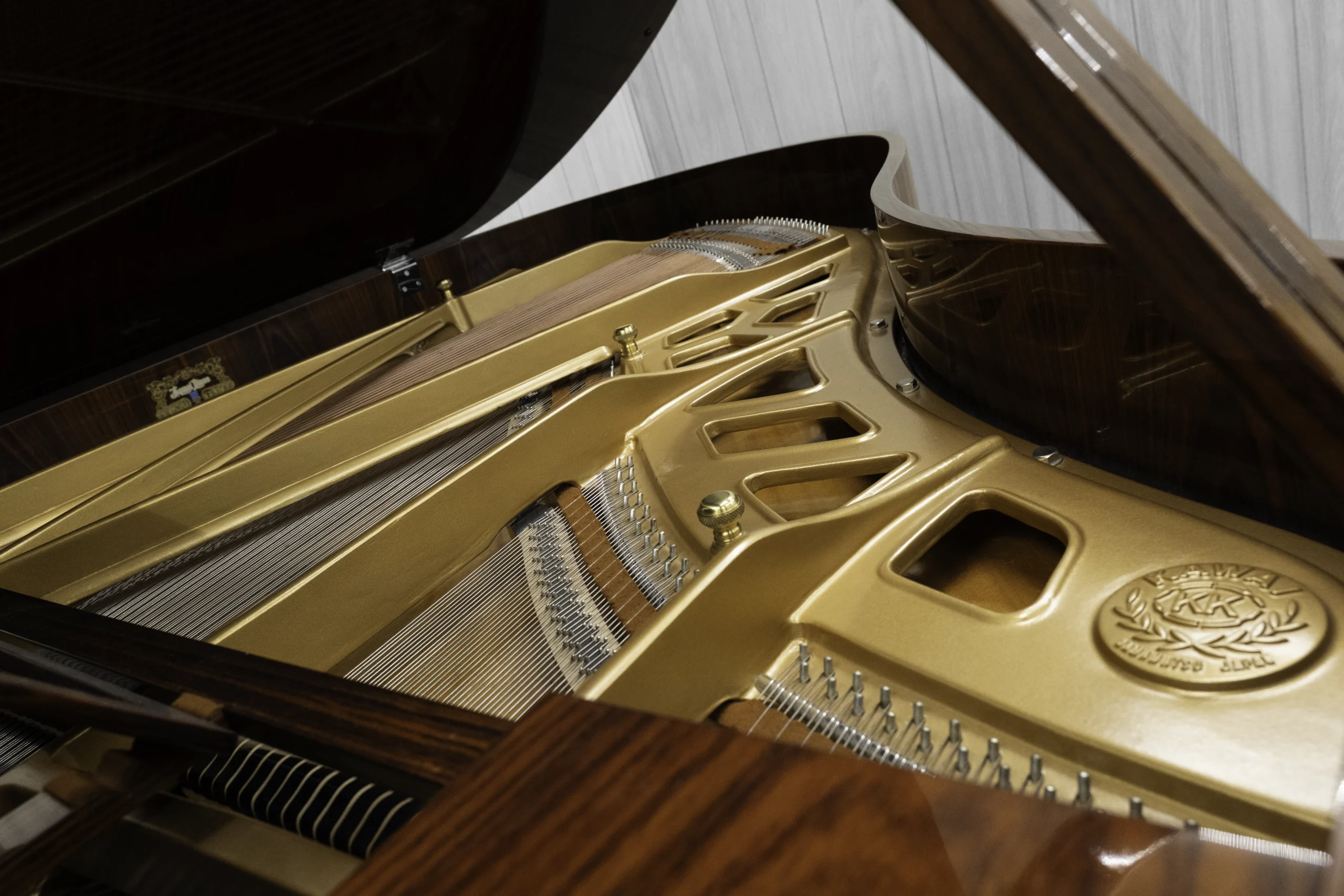 Kawai KG-2D baby grand piano finished in high-polish rosewood