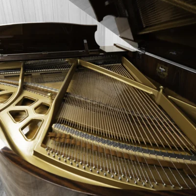 Kawai KG-2D baby grand piano finished in high-polish rosewood