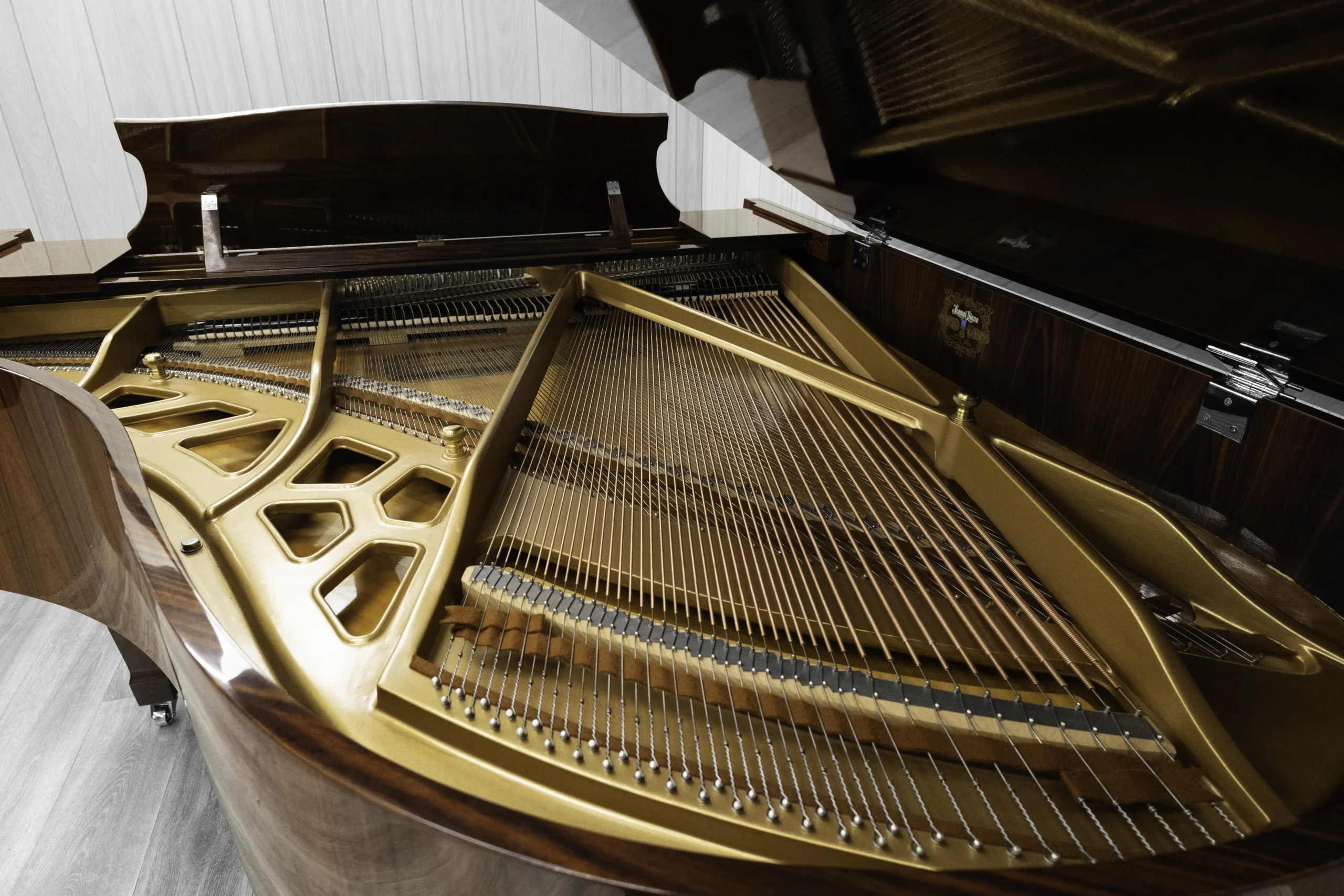 Kawai KG-2D baby grand piano finished in high-polish rosewood