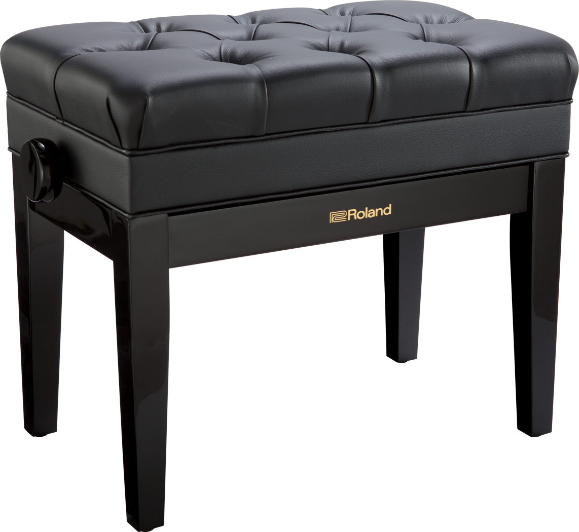 Roland RPB-500PE adjustable piano bench with storage compartment.