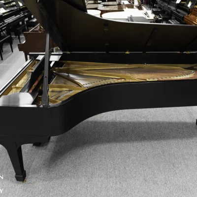 A 9ft Steinway D Concert Grand Piano in hand-rubbed satin ebony finish.